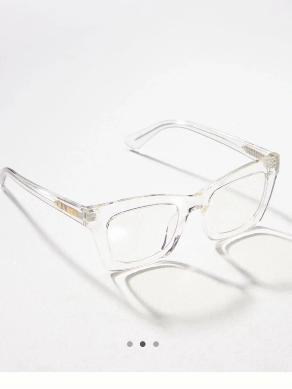 Anthropologie Helena, Blue Light Glasses, Clear Translucent Frame